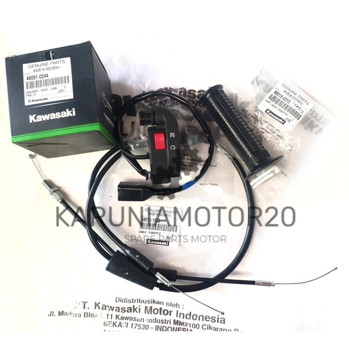 Gas Spontan Set Ninja R/Rr/Ss Pnp Rx King Original Kawasaki