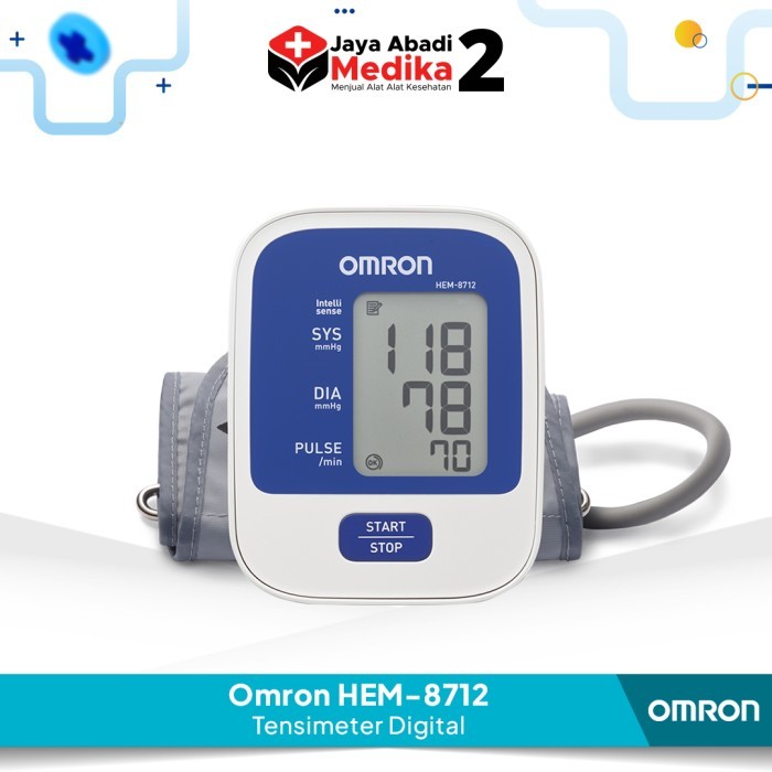 Tensimeter Omron 8712 Hem-8712 Tensimeter + Adaptor Original