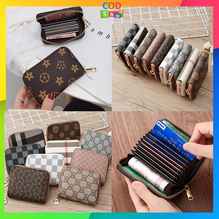 

murah COD - D5766 Dompet Kartu Wanita / Dompet Fashion Korea Import / Dompet Motif Resleting /