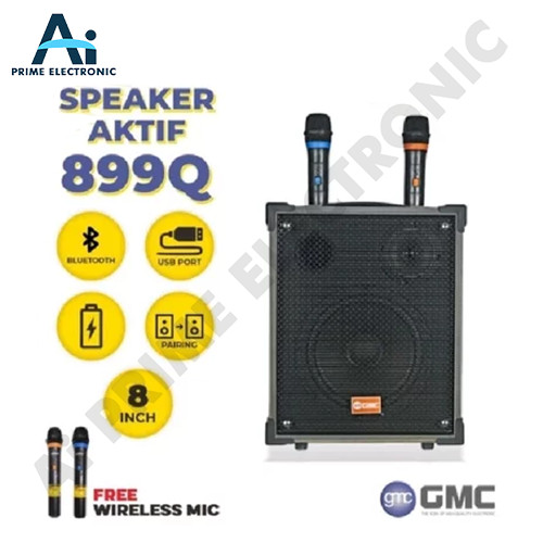 ORIGINAL GMC 899Q Speaker Bluetooth Portable Karaoke