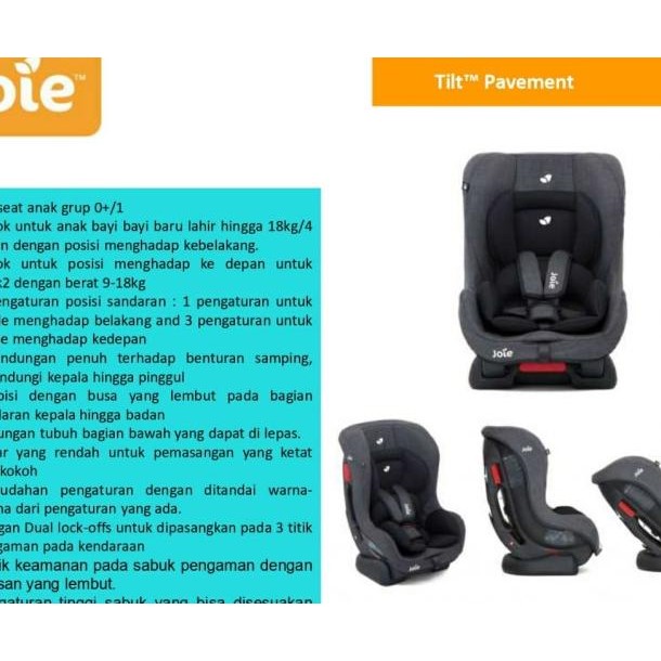 Car Seat Joie Tilt Pavement