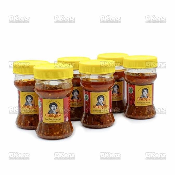 

Paket Sambal Bawang Bu Rudy Oleh-Oleh Khas Bu Rudi Surabaya isi 6