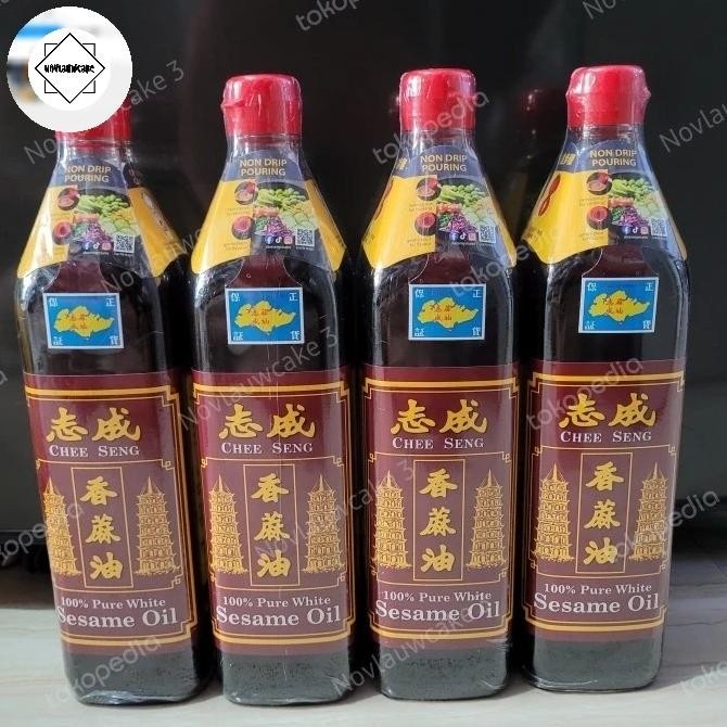 

minyak wijen chee seng 750 ml sesame oil / minyak wijen pagoda 750ml