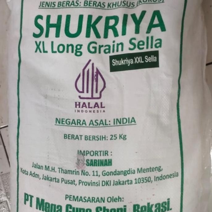 

TERSEDIA BERAS BASMATI SHUKRIYA 25 KG BISA LAYANAN INSTAN