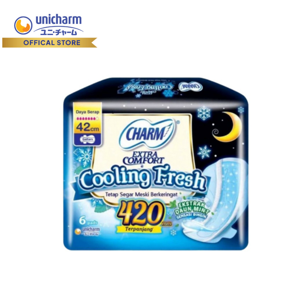 Charm Cooling Fresh Night 42cm 6 Pads