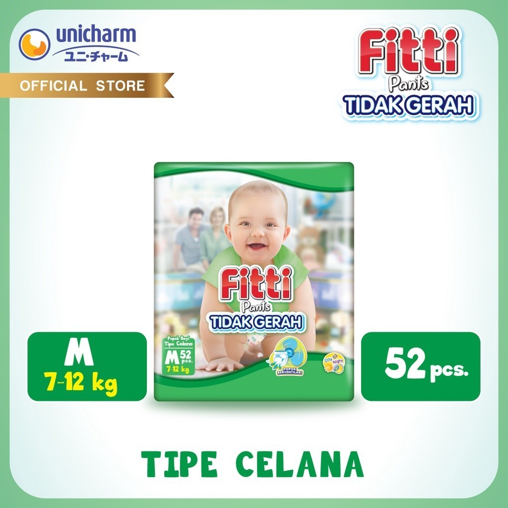 FITTI PANTS M 52 - Popok Celana