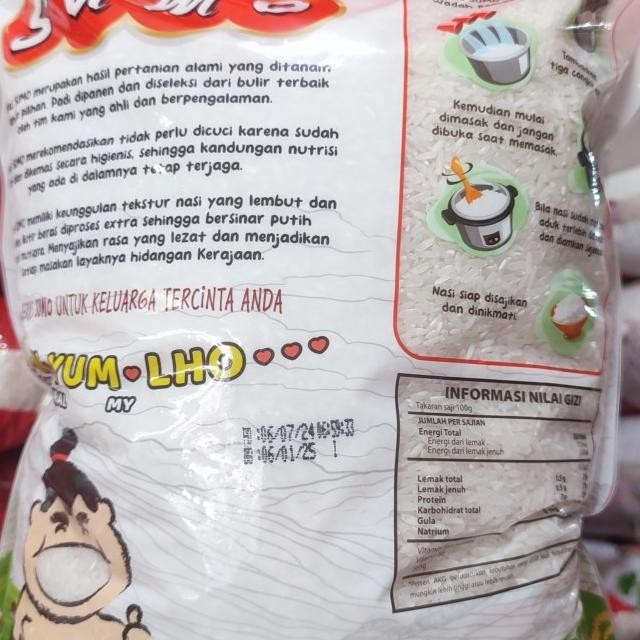 

Beras Sumo 5Kg Kemasan Merah