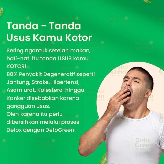 

DetoGreen Teh Herbal Untuk Detox Sistem Pencernaan Usus Sehat Teh Diet LM