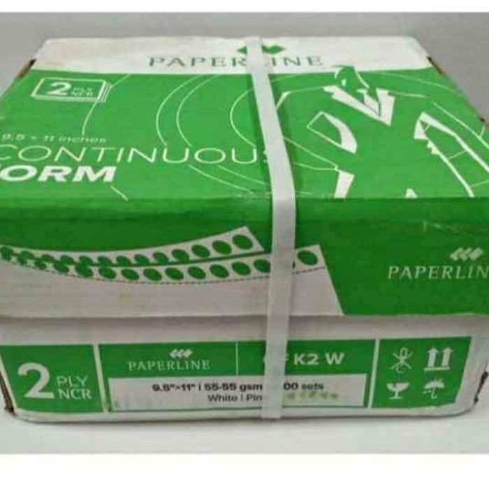 

KERTAS CONTINUOUS FORM RANGKAP 2 NCR 2 PLY 9.5 X 11/2 PRS PUTIH MERAH