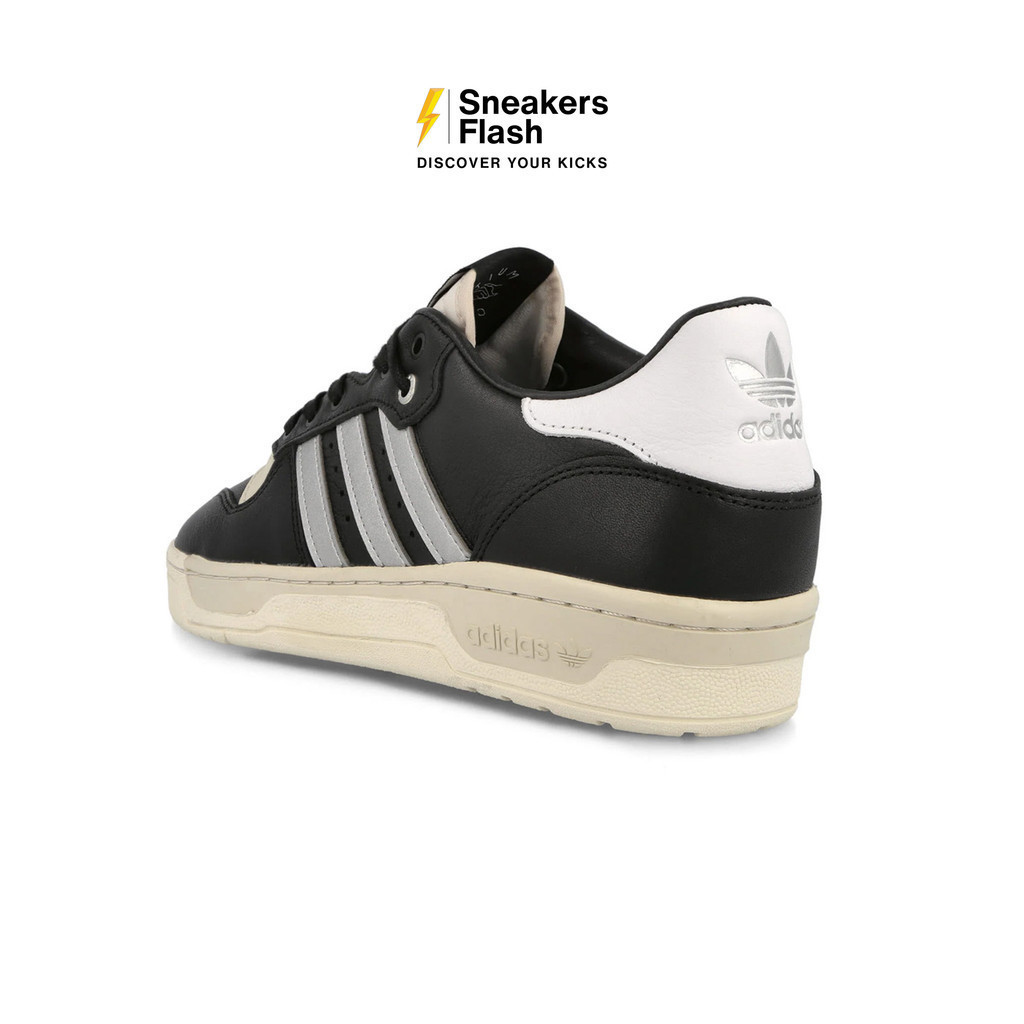 ADIDAS Riverly Low Consortium Black Silver Sepatu Sneakers Pria - ID7389 - Size 44
