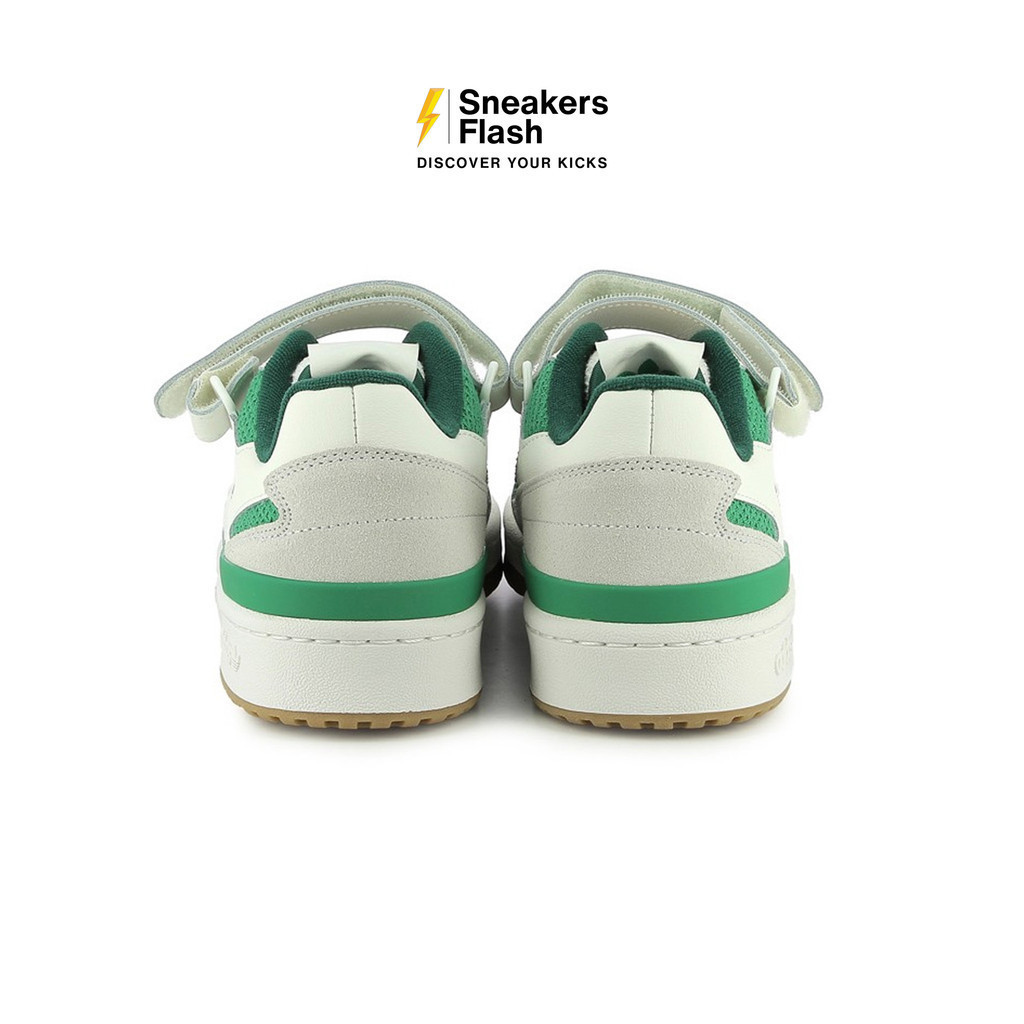 ADIDAS Forum Low White Green Sepatu Sneakers Pria - IE7175 - Size 45.3