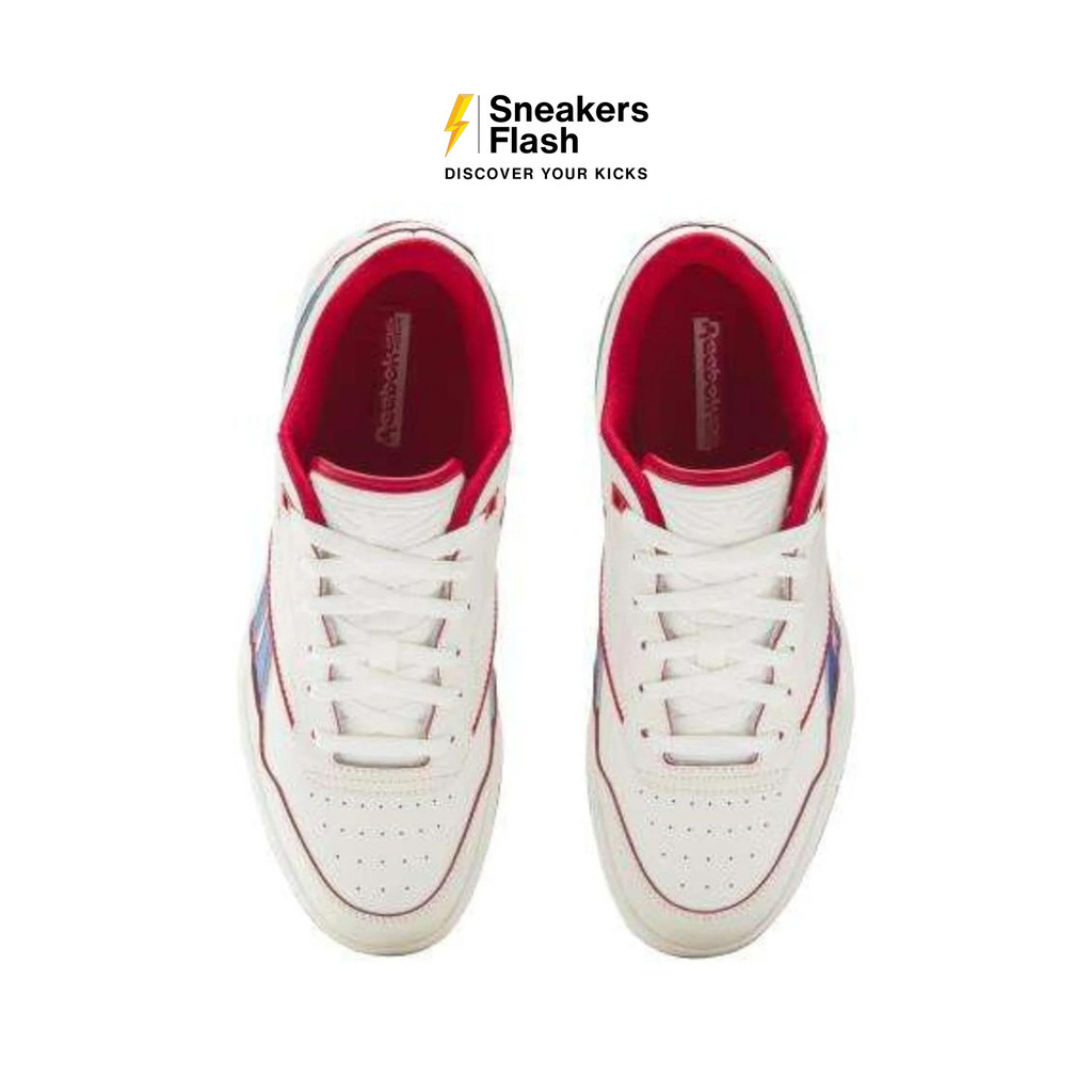 REEBOK Bb 4000 Ii Low Chalk Vector Blue Red Sepatu Sneakers Pria - 100074739 - Size 45