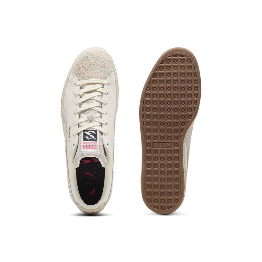 PUMA Suede Staple Warm White Alpine Snow Sepatu Sneakers Pria - 39625401 - Size 45