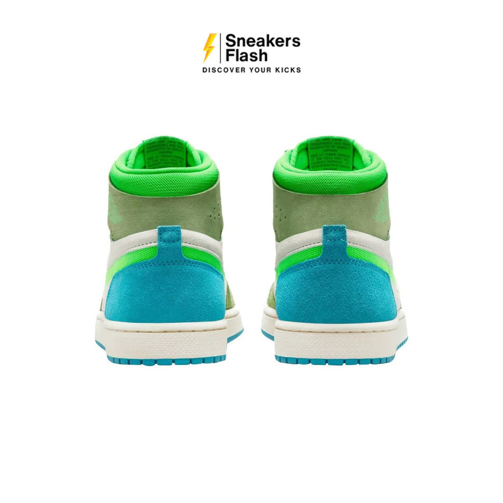 AIR JORDAN  1 High Zoom Cmft 2 Green Sepatu Sneakers Wanita - DV1305433 - Size 36.5