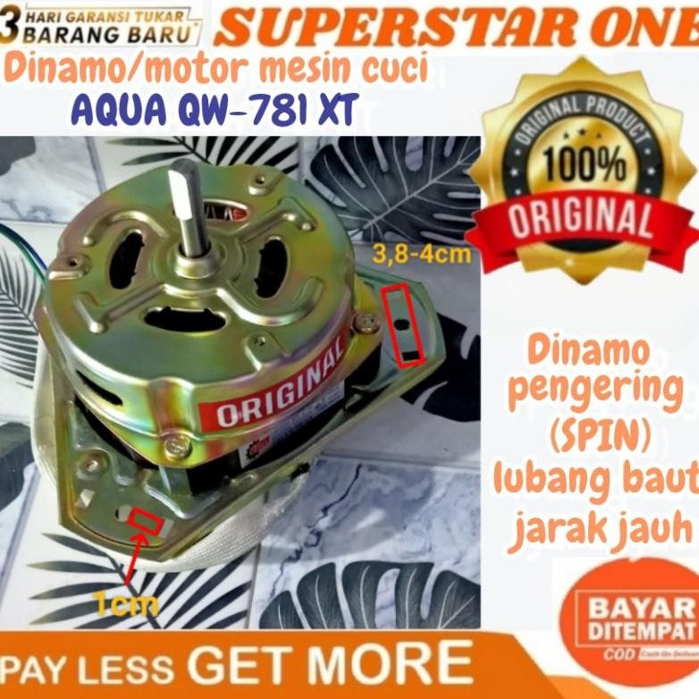 Stav Dinamo/Motor Spin/Pengering Mesin Cuci Aqua Qw-781 Xt/Qw 781 Xt/Qw781Xt