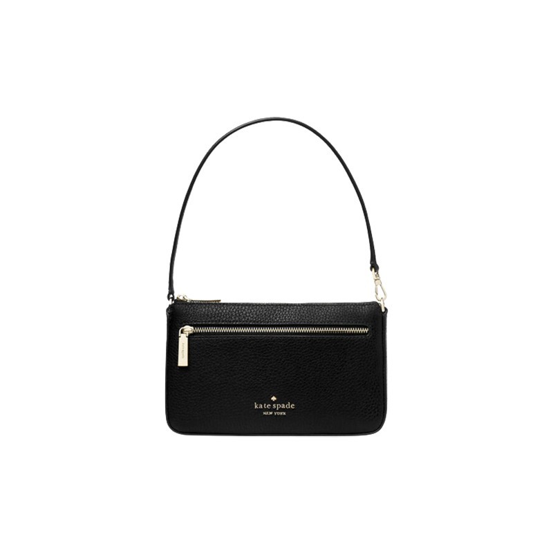 Tas Wanita Cewek Perempuan KS Leila Convertible Leather Wristlet - Black 100% ORIGINAL