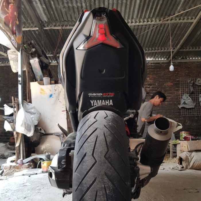 Undertail Potong Rangka New Aerox Connected Stoplamp ZX25R