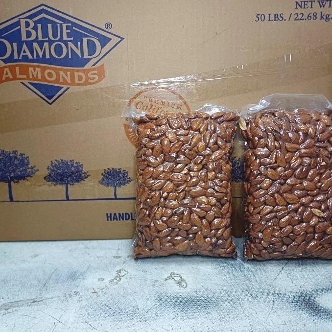 

TERSEDIA KACANG ALMOND ROASTED 500GR KACANG ALMOND PANGGANG SUPER PREMIUM QUALITY