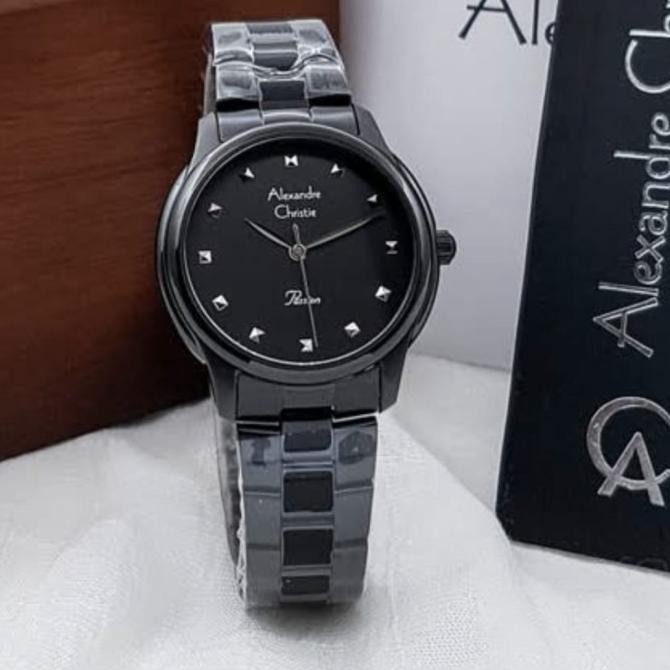 ALEXANDRE CHRISTIE AC2835 AC 2835 BLACK JAM WANITA ORIGINAL