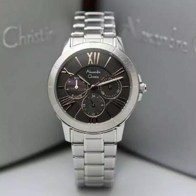 ALEXANDRE CHRISTIE AC2650 AC 2650 SILVER JAM TANGAN WANITA ORIGINAL