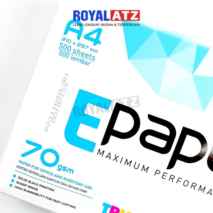 

Kertas Print Fotocopy / Kertas Hvs Ukuran A4 70 Gram E Paper