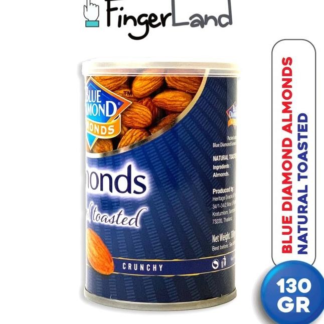 

Blue Diamond Natural Toasted Almonds 130 Gram Kacang Almond Panggang