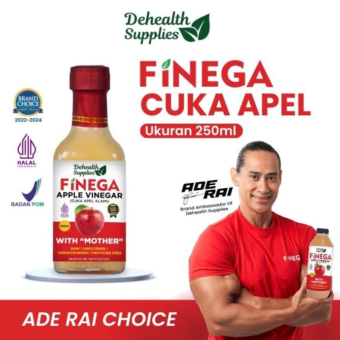 

FINEGA CUKA APEL 250ml Kemasan Kaca