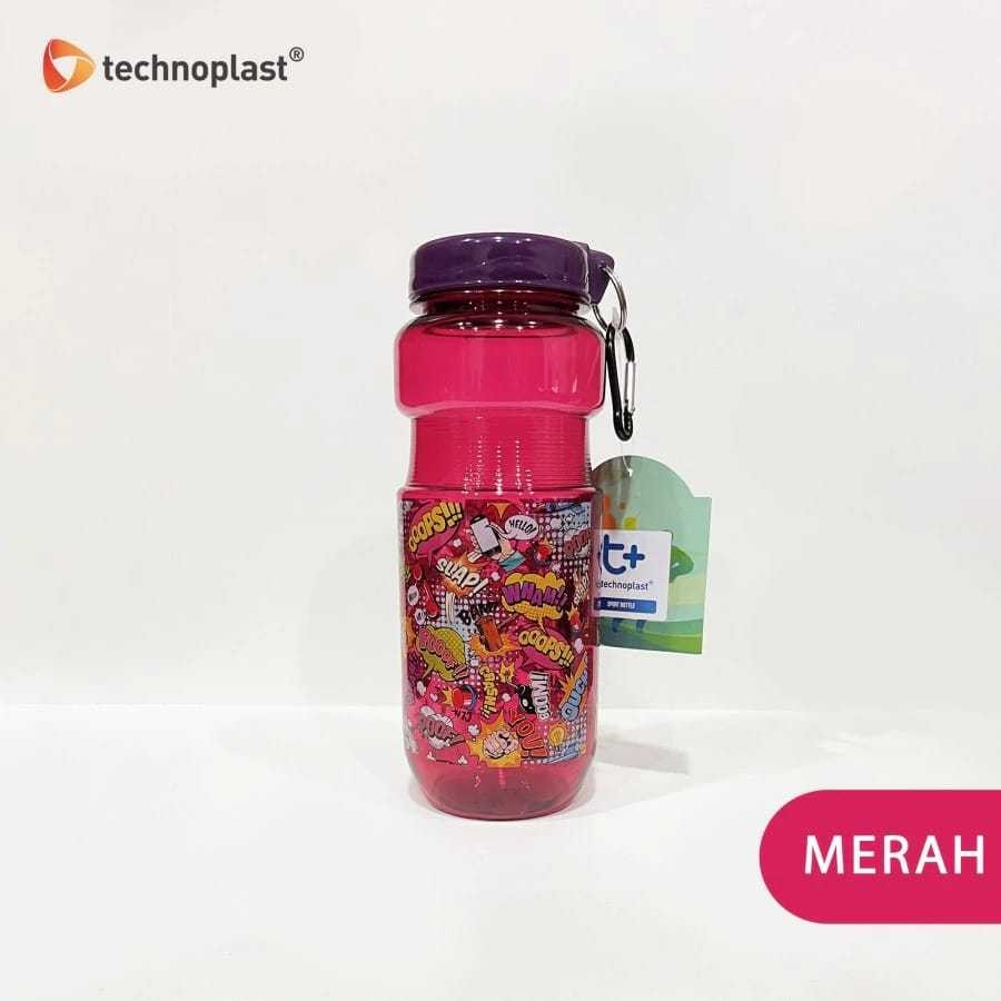 Botol Minum Sport T+ Oops Envio 800 ML Technoplast