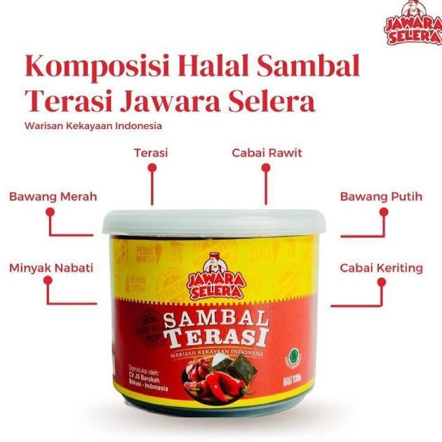 

Sambal Praktis Jawara Teri Medan, Cakalang, Cu, Terasi, Jengkol
