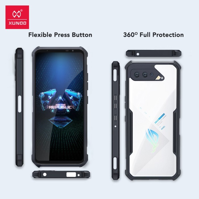 XUNDD Untuk Asus ROG Phone 5 / ROG Phone 5s / 5 Pro Anti Crack Case