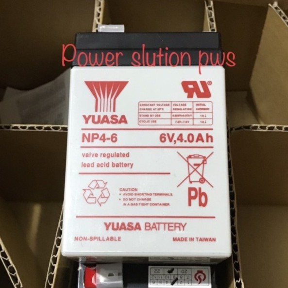 Aki Baterai asli original Panasonic 6v 4Ah 6v 4,5Ah accu aki mf