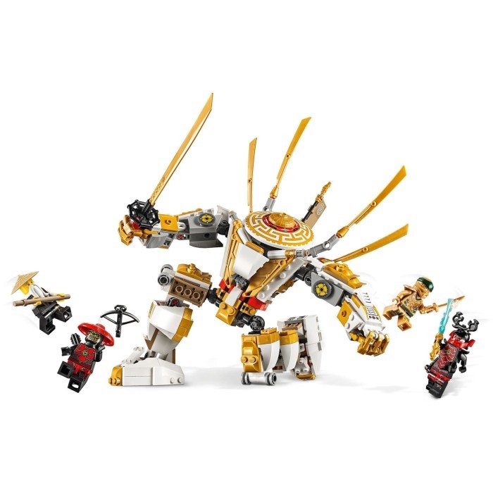 Original LEGO NINJAGO 71702 Golden Mech - Mainan Anak Robot Ninja Jay