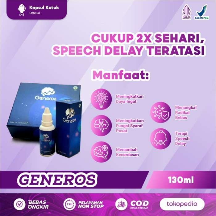 Terlaris Madu Asli Generos Vitamin Anak Atasi Autisme, Stunting dan ADHD SALE
