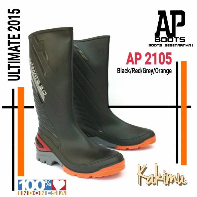 SEPATU BOOT AP BOOTS AP 2015 BLACK