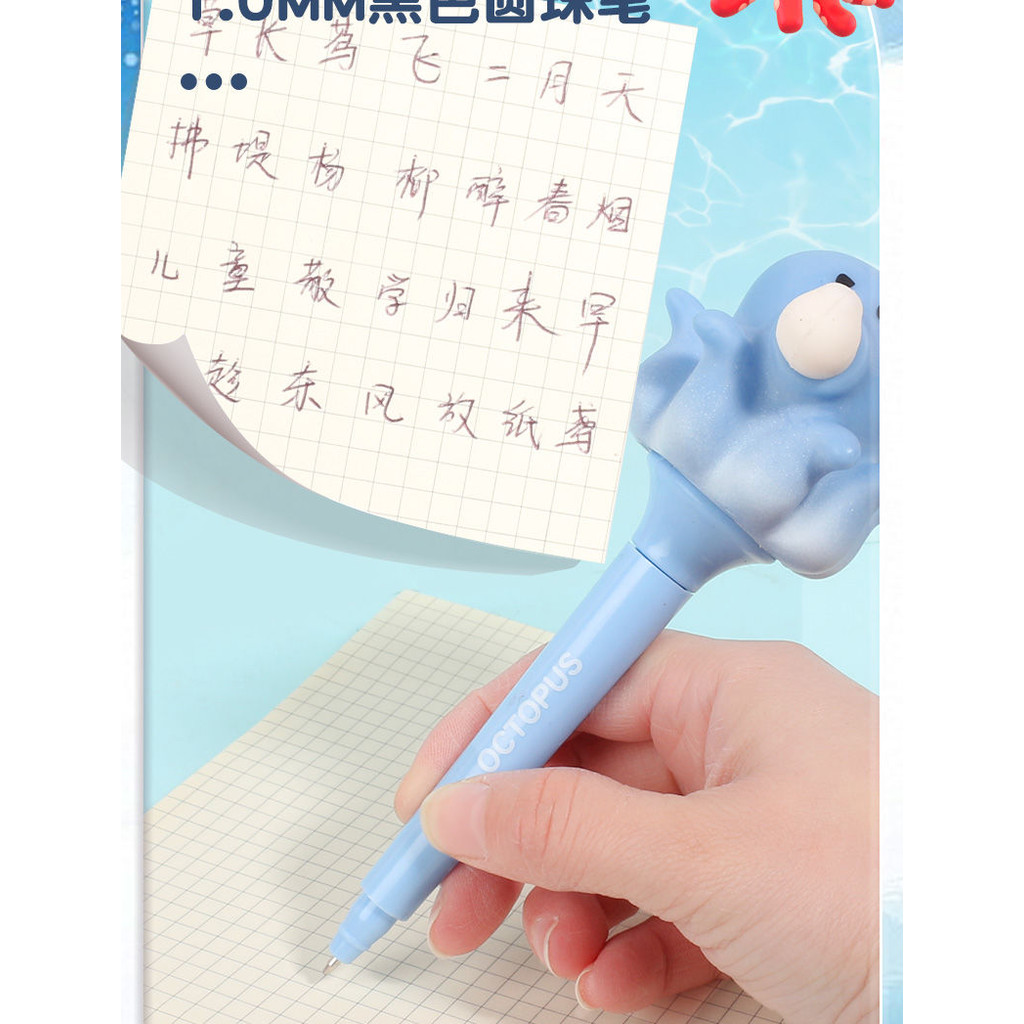 

Pena Dekompresi dengan Boneka Mainan Pemeras Pena Lucu Dekompresi