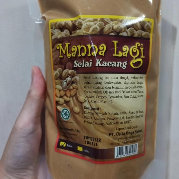 

Selai Kacang Mannalagi Kasar 1Kg