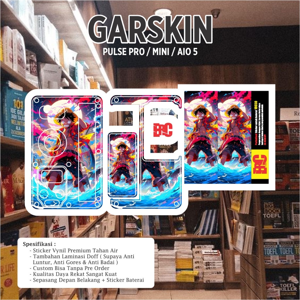 

Wrap* Er Concept Sipulse Bulat 22 Wrap Skin Stiker Garksin CUSTOM Gratis (2pcs)