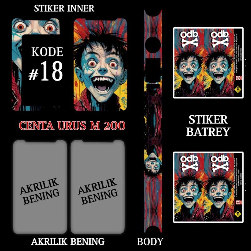 

Wrap* Stiker Inner Satu Paket M200 18 Wrap Skin Stiker Garksin CUSTOM Gratis (2pcs)