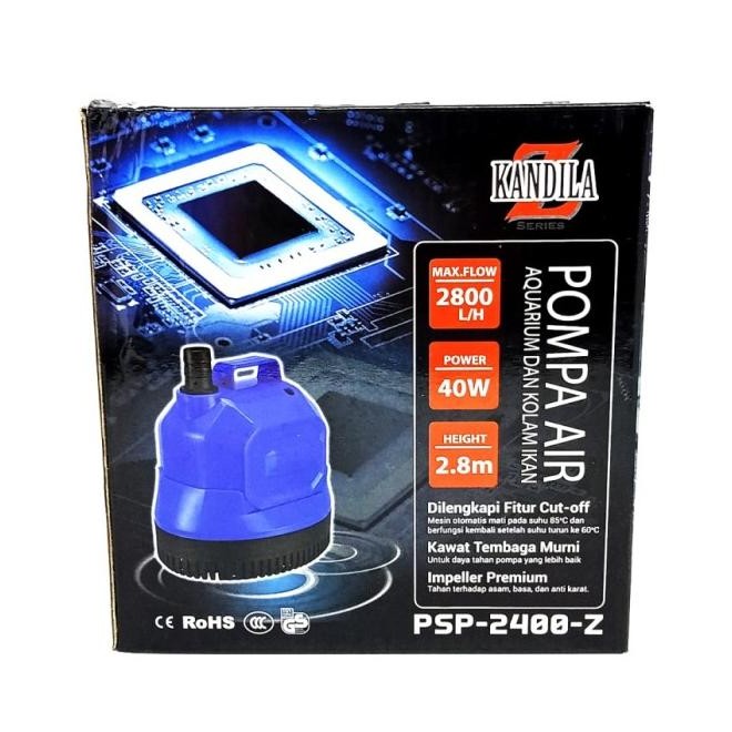 Psp 2400Z Kandila Waterpump 2800 Lph Pompa Air Aquarium 40 Watt