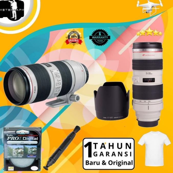 Lensa Canon Ef 70-200Mm F2.8L Is Ii Usm / Lensa Canon 70-200Mm F2.8 L Original