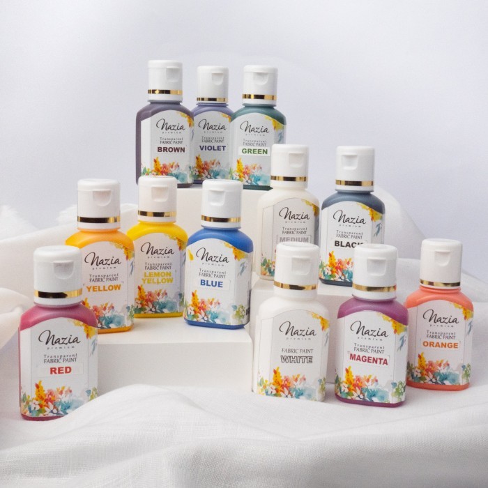 

Full Set Cat Kain Premium Nazia Fabric Paints