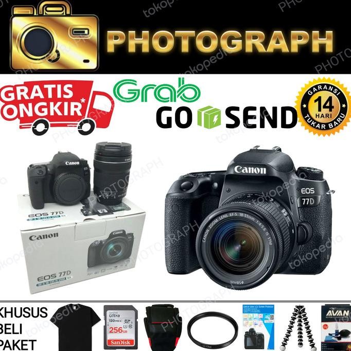 Canon Eos 77D Kit 18-135Mm / Kamera Canon Dslr 77D Kit 18-135Mm / Dslr Original