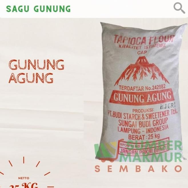 

Tepung Tapioka Cap Gunung Agung Karung New