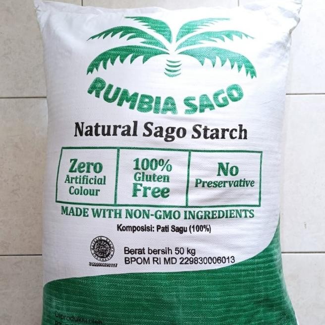 

Tepung Sagu Rumbia 50 Kg Karung (Industri/Produsen/Umkm) Diskon