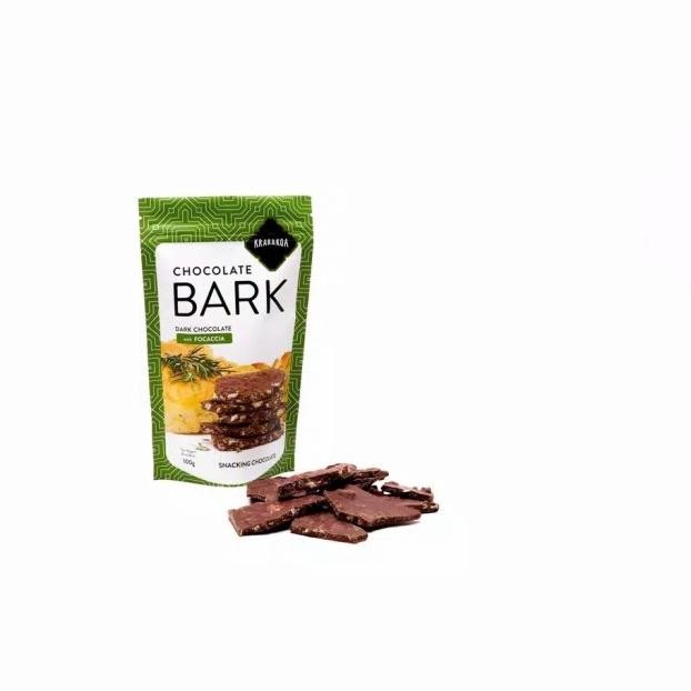 

Krakakoa Beau Dark Chocolate Bark With Focaccia 100G | Sna Cokelat