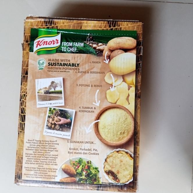 

Knorr Mashed Potato Flakess 4Kg Tepung Kentang Promo