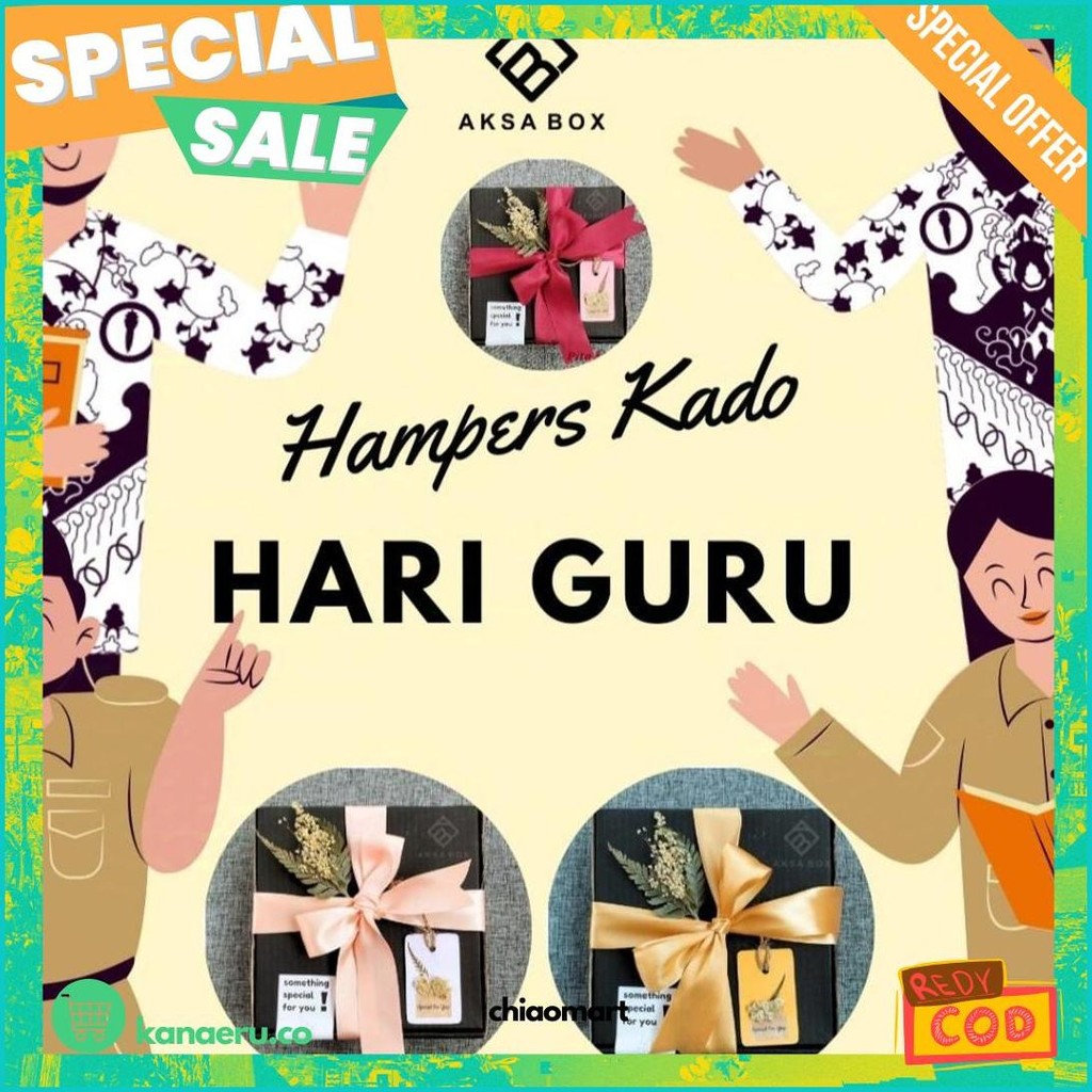 

Aksabox Hampers Guru Favorit Giftbox Kado Hari Guru Spesial Murah