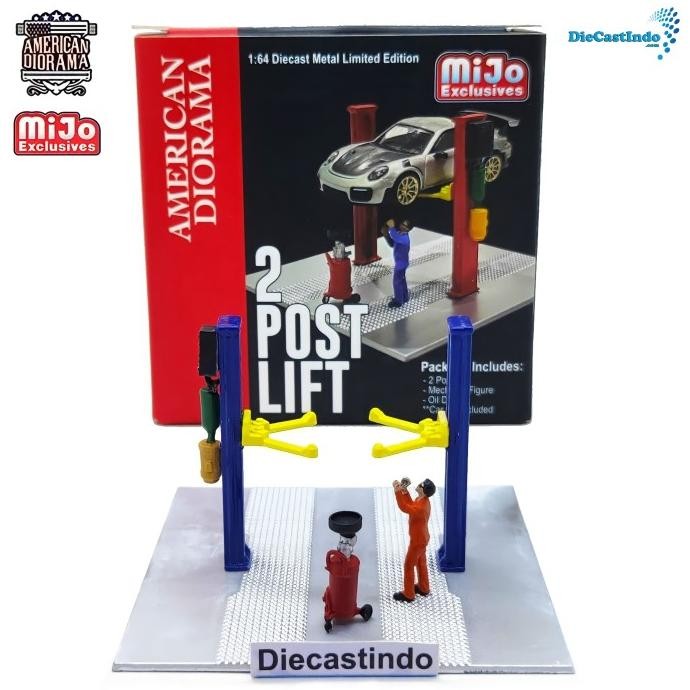 American Diorama Figure 2 Post Lift 1:64 Mijo Exclusive