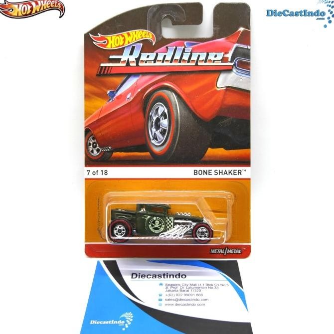 Hotwheels / Hot Wheels REDLINE BONE SHAKER Abu-abu