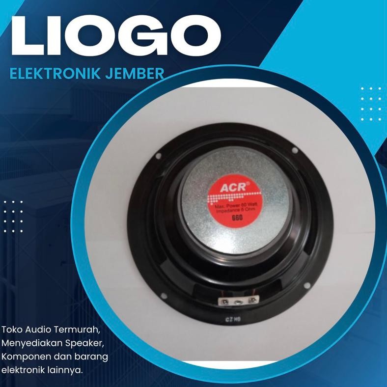 SZ SPEAKER ACR 6 INCH ACR 660 ACR WOOFER 6 INCH 660